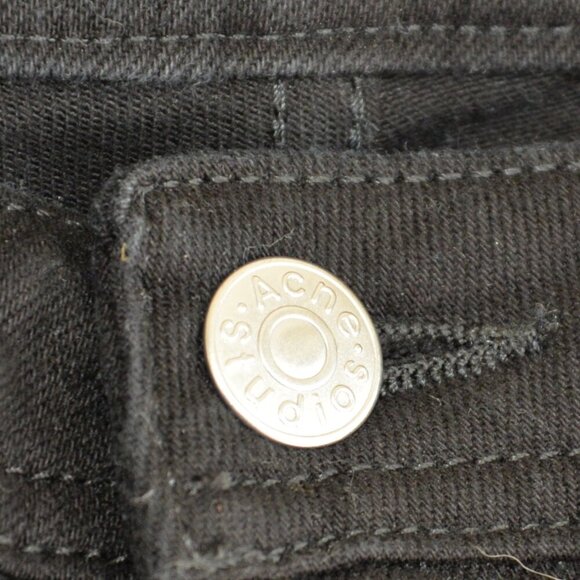 Acne Studios Bla Konst Peg Black Jeans Sz 26 - Picture 9 of 12